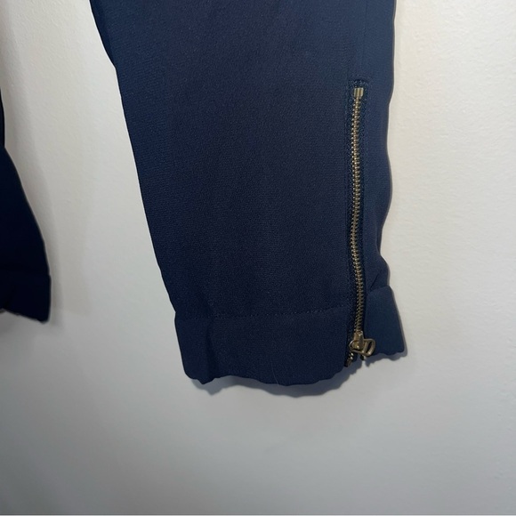 Ann Taylor LOFT Ankle Pants Dark Blue Zip Ankle Size 6 - Picture 7 of 13